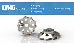 R3 punta ruota in lega di alluminio con alimentazione rapida testa di fresa VCGT220530 inserto CNC sgrossatura VC22 50 63 80 100 OEM personalizzabile - Product Image 6