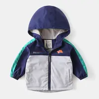 Manteaux doublés molletonnés pour petits garçons, coupe-vent de bonne qualité, vestes de pluie pour enfants