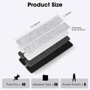 8 pièces/ensemble Panneaux acoustiques muraux insonorisants en polyester de haute qualité, design chinois, marque MQ XYB, très vendus, avec clous adhésifs - Product Image 6