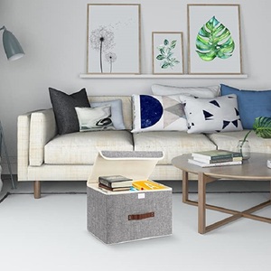 Caja Organizadora de Ropa Plegable y Ecológica con Tapa, de un Solo Nivel, para Sala de Estar, la Más Vendida del 2019 - Product Image 5