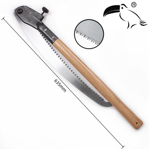 Sega Pieghevole con Manico in Legno, Sega Portatile per Potatura Aerea, Sega da Giardino, Sega Pieghevole, Sega per Potatura - Product Image 3