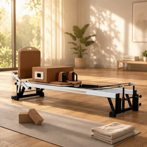 Machine de Reformer Commerciale en Aluminium pour la Vente en Gros, Équipement de Gym Professionnel pour Yoga et Fitness à Domicile JKL8 - Product Image 1