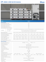 Новый модуль аккумуляторной батареи Deye BOS-B 280 Ач, 14,4 кВт·ч - 240 кВт·ч, универсальный, высоковольтный, LiFePO4, с BMS, возможность параллельного подключения до 20 устройств
