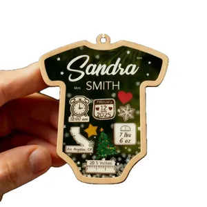 High Quality Cross-Border Acrylic Music European & Unique Style Customizable Christmas Gift Factory Direct Decoration <b>Ornament</b> - Product Image 5
