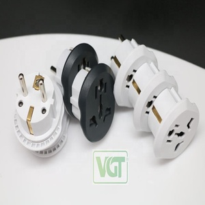 VGT Universal Electrical <strong>Travel</strong> <strong>Adapter</strong> Pin Power <strong>Plug</strong> 16A BS <strong>Plug</strong> 16amp <strong>Plug</strong> Switches and Sockets Manufacture Single Pole K1363 - Product Image 2