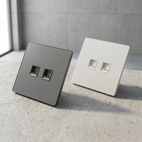Prise murale en verre trempé BENDI Modèle C55 1 prise AC Standard IP22 Mise à la terre 250V Industriel Maison Hôtel Vente en gros