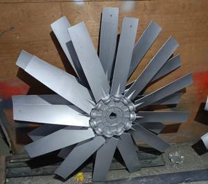 Impulsor de Ventilador de Flujo Axial de Aleación de Aluminio Industrial para Sistemas de Ventilación y Extracción de Torres de Refrigeración - Product Image 3