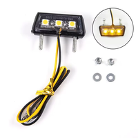 Lumière LED pour plaque d'immatriculation de moto, étanche, 12V, pour modification de moto