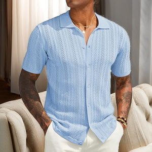 Cardigan en Laine Confortable pour Homme, Col Rond, Anti-Boulochage, Épais, Double Fermeture Éclair, Bordure en Fourrure, Grande Taille – Vente en Gros Personnalisée - Product Image 2