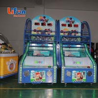 Machines de jeu de basket-ball à monnayeur pour enfants, à usage intérieur, avec système de récompense, en métal, version anglaise