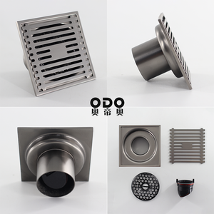 Drain de plancher en acier inoxydable 304 de l'usine OEM Drain de douche de salle de bain avec sortie <span class=keywords><strong>horizontale</strong></span> <span class=keywords><strong>ou</strong></span> adaptateur de bride <span class=keywords><strong>verticale</strong></span> - Product Image 3