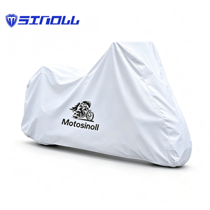 全天候防水摩托车保护罩 210D 牛津布热封接缝通用型大尺寸 - Product Image 3