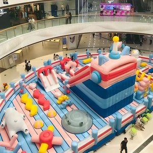 <span class=keywords><strong>Piscine</strong></span> <span class=keywords><strong>gonflable</strong></span> commerciale intérieure pour enfants, thème ludique, plusieurs tailles, en PVC durable, château <span class=keywords><strong>gonflable</strong></span> de luxe avec toboggan et ballons de saut à thème dessin animé - Product Image 5