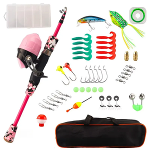 <span class=keywords><strong>NARON</strong></span> Nuevo Set de Caña de Pescar Mini para Niños: Ligero y Portátil, Colorido y Divertido, Kit de Pesca Perfecto para Principiantes - Product Image 4