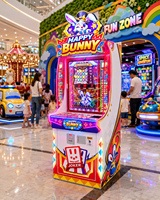 Machine de jeu d'arcade à récompenses à fort rendement, avec fonction de lancer de pièces, compatible paiement par pièces et carte