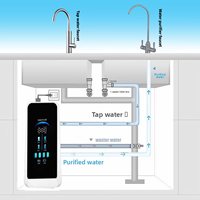 Purificador de Agua RO de 15 Años de Garantía Directo de Fábrica, Sistema Alcalino de Precisión de 0.0001um para Hogar y Oficina