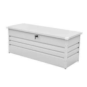 กล่องเก็บของกลางแจ้ง CM 165X70 สูง 62 ซม. เหล็กสีขาว - Product Image 1