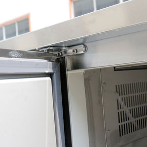 Réfrigérateur sous le comptoir commercial de style <span class=keywords><strong>américain</strong></span> Réfrigérateur de plan de travail en acier inoxydable à porte solide 2/3 avec compresseur à montage latéral - Product Image 5