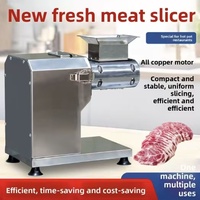 Trancheuse à viande fraîche, petite trancheuse manuelle commerciale pour bœuf, mouton et porc, modèle de table