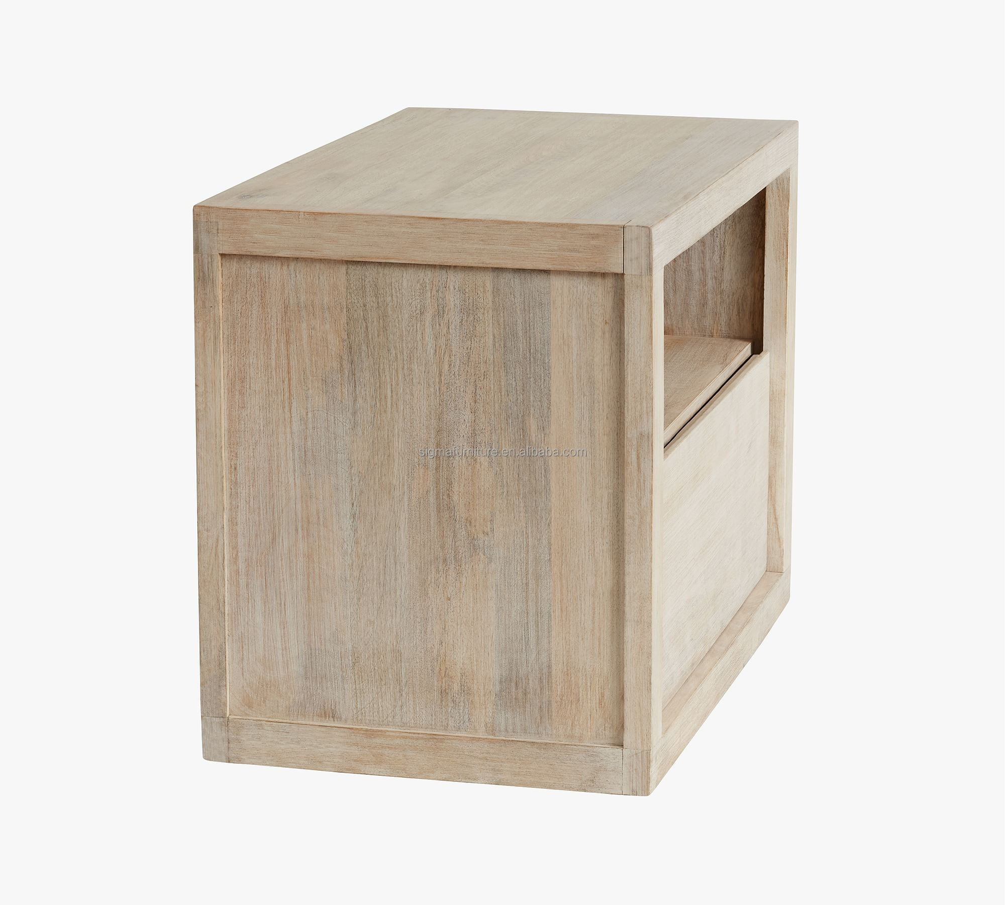 modern bedroom furniture wood nightstand cabinet bedside table cupboard