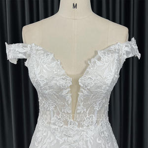 ชุดเพื่อนเจ้าสาวสำหรับงานแต่งงานแบบทางการเปิดไหล่สำหรับเจ้าหญิง HX107 - Product Image 4