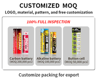 Baterai 9v 6lr61 Anti Bocor Baterai Alkaline 9v Karbon untuk Multimeter Mikrofon Mainan Remote Control
