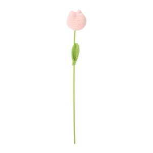 Venta al por Mayor de Flores Artificiales Tejidas a Mano, Tulipanes de Ganchillo para Decoración del Hogar y Regalos - Product Image 6