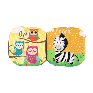 Libro de Tela de Peluche con Animales Adorables, Libro de Tela Suave para Bebés, Juguete Educativo Preescolar para Bebés - Product Image 2