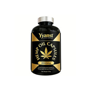 Cápsulas blandas de aceite de cáñamo de alta calidad CON VITAMINA E, APOYO INMUNITARIO, SALUD DE LA PIEL Y SALUD CARDÍACA - Product Image 1