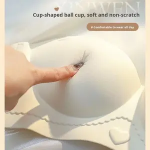 Sujetador Invisible sin Tirantes, sin Costuras, Antideslizante, sin Aro, Suave, Media <span class=keywords><strong>Copa</strong></span>, Push-Up, para Mujer - Product Image 4
