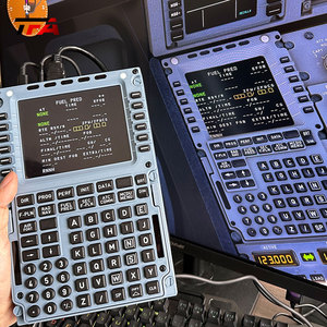 Équipement de simulation de vol MCDU 2e génération, interface USB SIM, synchronisation MSFS2020 Xplane FENIX FBW A320 <span class=keywords><strong>NEO</strong></span>, vente chaude - Product Image 3