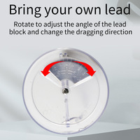 Réglable Trolling Disc Diver Deep Diver Cercle Forme Plastique Dipsy Pêche Diver Board Paravan Downrigger Rabot