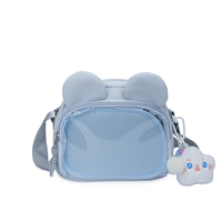 Sac bandoulière Itabag transparent en nylon, style Y2K, avec oreilles d'ours, mignon Harajuku, pour affichage de badges, sac à l'épaule Kawaii pour figurines d'anime