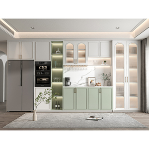 Meubles d'îlot de cuisine avec armoires de rangement et tiroirs, style Shaker américain, design personnalisé, prix fabricant - Product Image 2