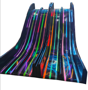 Accessoires de terrain de jeu interactif à projection sur mesure, toboggan en fibre de verre, <span class=keywords><strong>jeux</strong></span> pour enfants, parc intérieur - Product Image 3