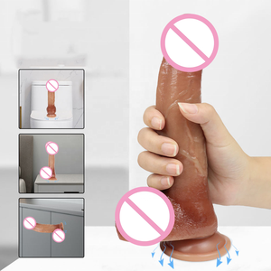 Vibratore Dildo Realistico per Adulti con Sensazione Tattile Reale Punto G Multifunzione in Morbido Silicone per <span class=keywords><strong>Donna</strong></span> - Product Image 4