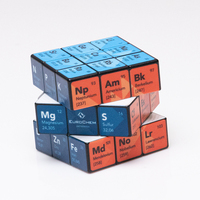 Cube Magique Infinity 3x3x3 - Jeu de Puzzle - Mini Tableau Périodique des Éléments Chimiques - Jouets Éducatifs en Plastique ABS pour Enfants - Vente Chaude