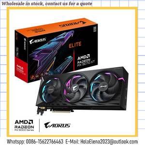 AORUS Radeon RX 9070 XT ELITE 16G Gigabyte gpu workstation Graphics Card GDDR6 PCI-E 5.0 desktop AI Video card desktop rx9070 - Product Image 1