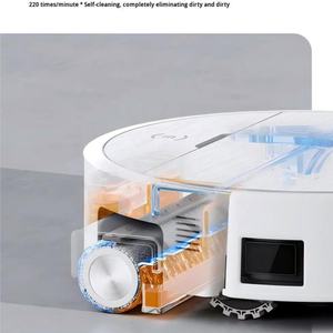 ECOVACS DEEBOT T80S OMNI Robot Vacuum & <b>Mop</b>, 24800Pa Suction, OZMO ROLLER 2.0, ZeroTangle 3.0, TruEdge 3.0, OMNI Station - Product Image 6