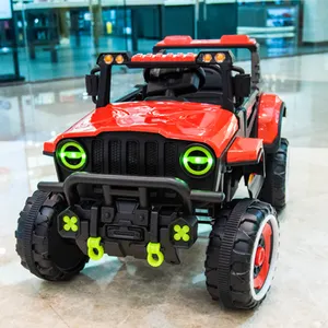 Large Two-Seater Electric Car For Kids Four-Wheel Off-Road Vehicle Plastic Ride-On Battery Powered Toy On Sale