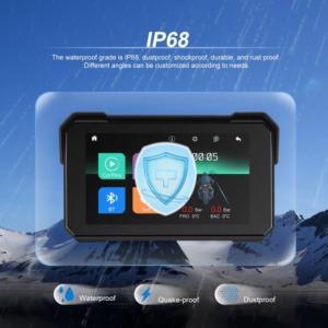 5-inch xách tay xe máy <span class=keywords><strong>GPS</strong></span> hệ thống định vị không dây màn hình cảm ứng <span class=keywords><strong>Android</strong></span> Auto Carplay hỗ trợ không thấm nước IPX8 1 năm - Product Image 2