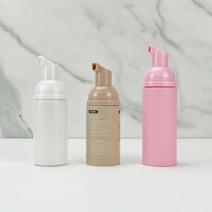 Luxury <b>Empty</b> 50ml 100ml <b>Plastic</b> Hand Sanitizer Lotion Shampoo Foam Pump <b>Bottle</b> Silk Screen Round Facial Cleanser Mousse <b>Bottle</b> - Product Image 6