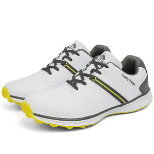 Scarpe da <span class=keywords><strong>Golf</strong></span> e Badminton Leggere da Uomo in Pelle Sintetica di Alta Qualità, Personalizzabili, per Allenamento Sportivo all'Aperto - Product Image 1