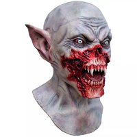 Masques de fête pour adultes Kurten, masque intégral en latex, zombie, vampire, effrayant, costume d'horreur d'Halloween avec fantôme, carnaval