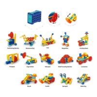 Vente chaude 344 pièces grande particule tige Construction verrouillage engrenage mécanique bloc de construction électronique ensemble pour Kit d'éducation