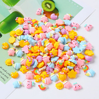 Vente en gros de décorations en résine 3D imprimée à dos plat, motifs Kawaii Cartoon Melody, pour slime, nœuds pour cheveux faits main et centres de décoration étoile/lune/nuage