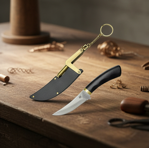 Cuchillo de Bolsillo para Exteriores, Acero Inoxidable 3Cr, Cuchillo Portátil para Cortar Carne, Cuchillo Recto de Supervivencia con Mango de Plástico - Product Image 6
