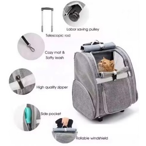 Muestra Gratis: Mochila para Mascotas, Bolsa de Transporte Grande para Mascotas con Ruedas - Product Image 4