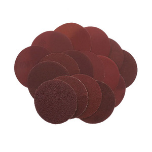 Taşlama aşındırıcı disk <span class=keywords><strong>2</strong></span> "kırmızı alüminyum Oxid zımpara diskleri ped 50mm yuvarlak cırt cırt zımpara 40 60 80 Grit - Product Image 1