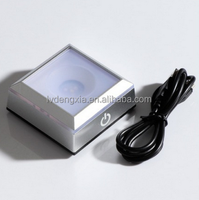 Support de lampe sphérique en cristal LED coloré, vente en gros d'usine, support de lampe à induction personnalisé, support de sphère en cristal